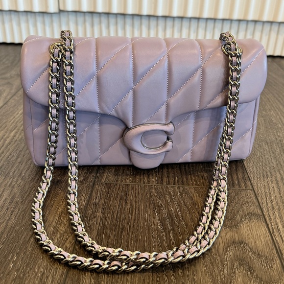 NEW Coach Quilted Tabby 26 Soft Purple - Picture 7 of 10